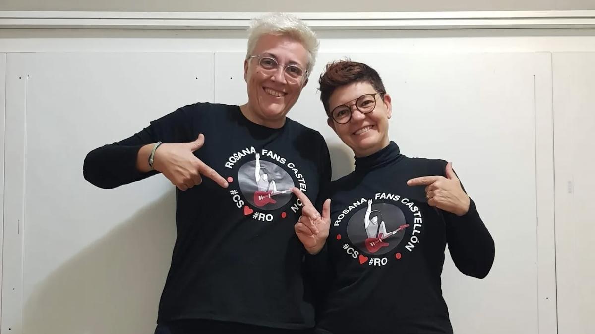 Silvia e Inma muy fans de Rosana