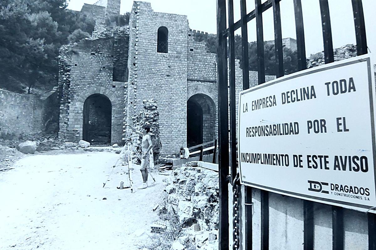 Así fue la polémica rehabilitación del Teatro Romano de Sagunt.