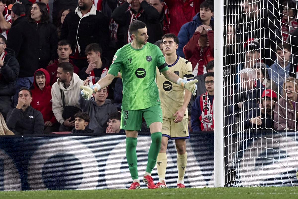 Joan Garcia estuvo soberbio frente a un Athletic que no encontró la manera de ver portería