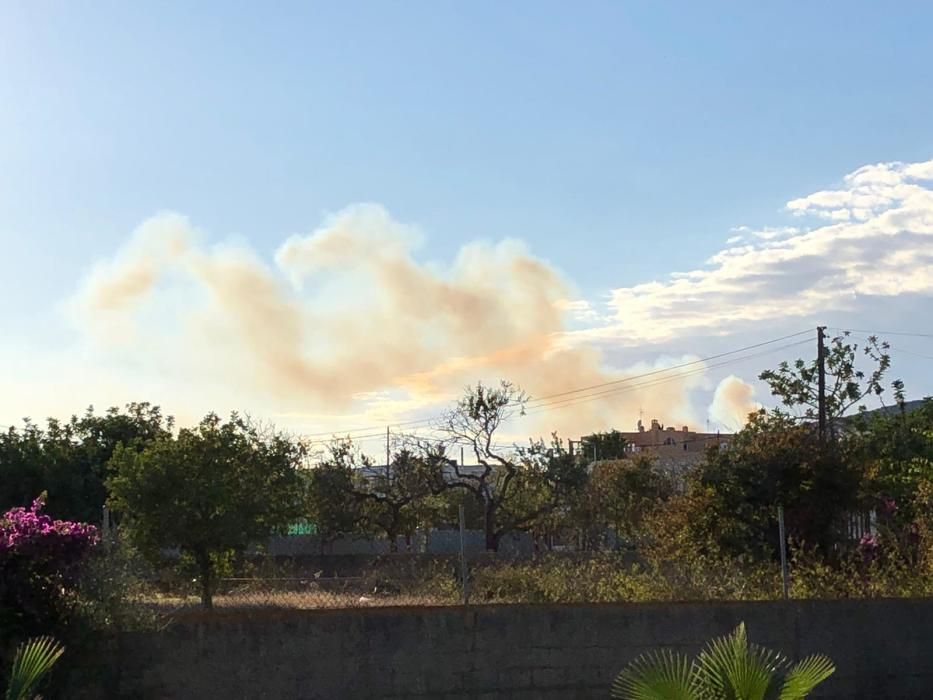 Incendio en Sant Josep