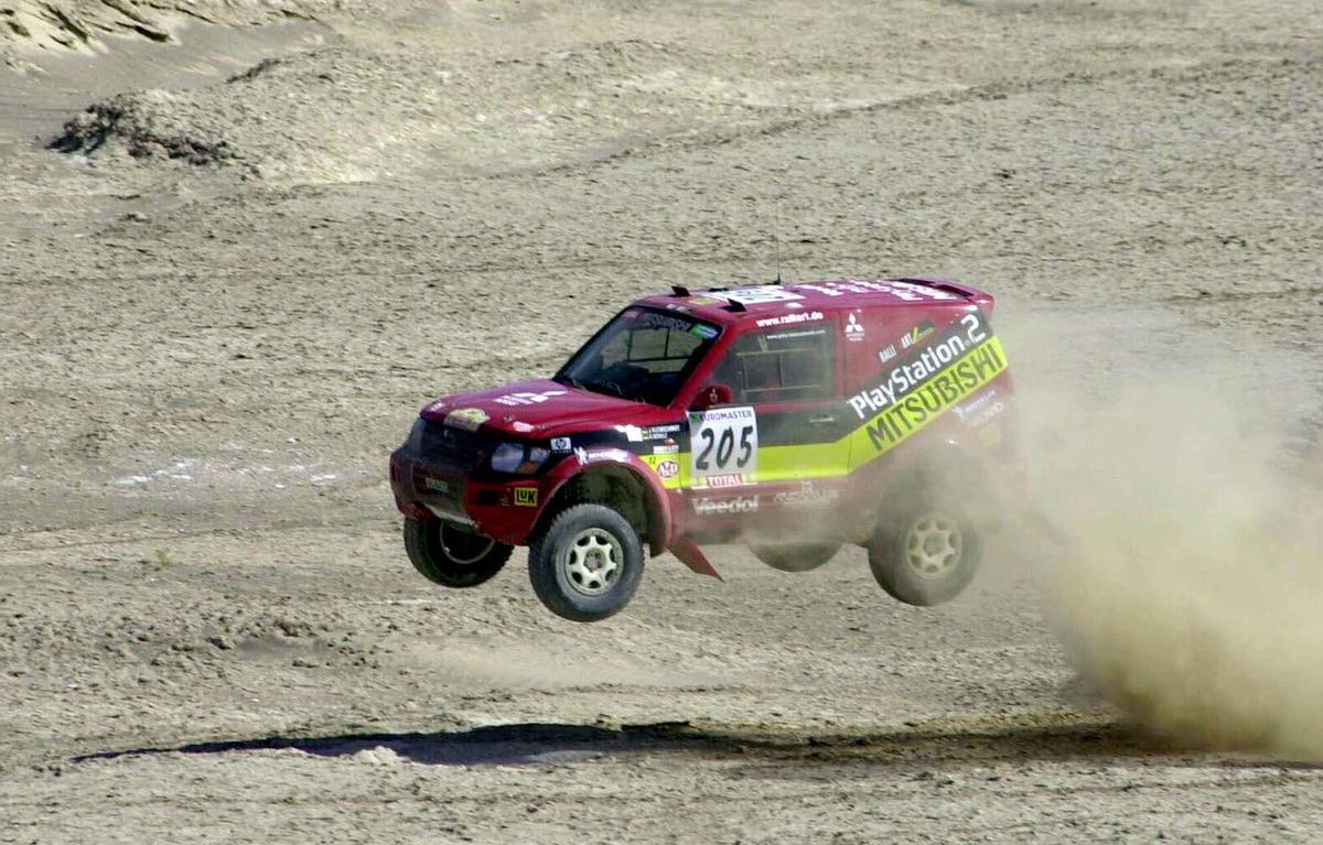 Jutta, durante el Dakar