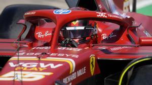 Carlos Sainz, durante el GP de Emilia Romagna en Imola