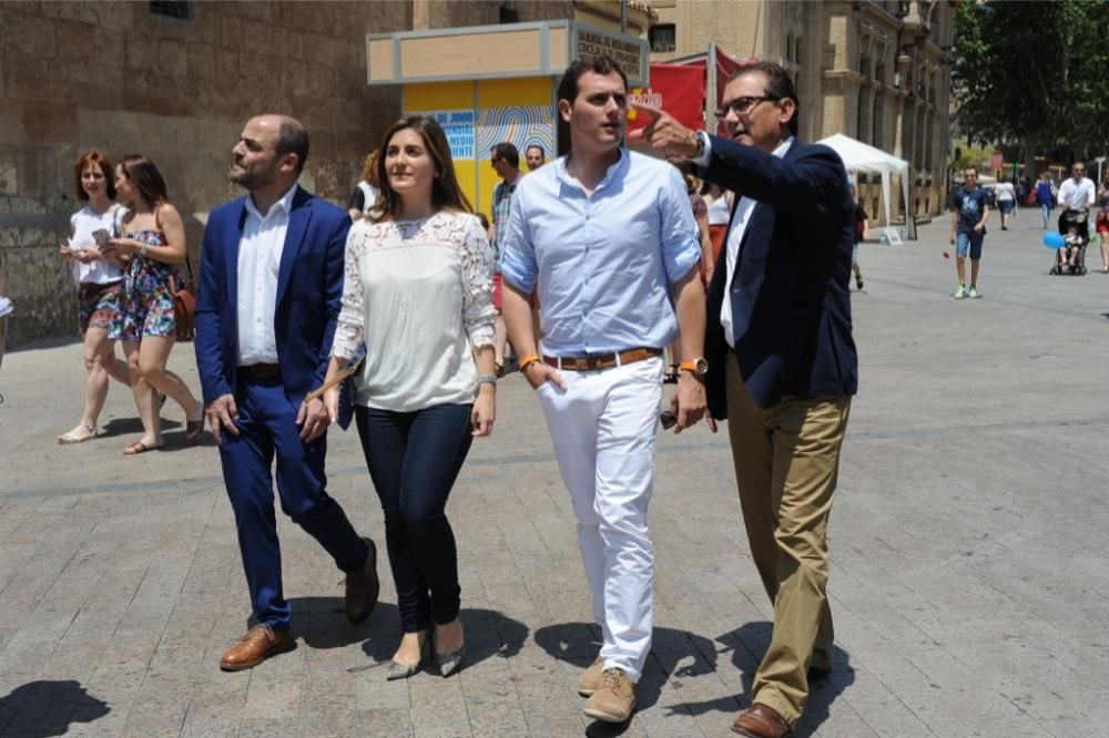 Albert Rivera visita Murcia y Los Alcázares