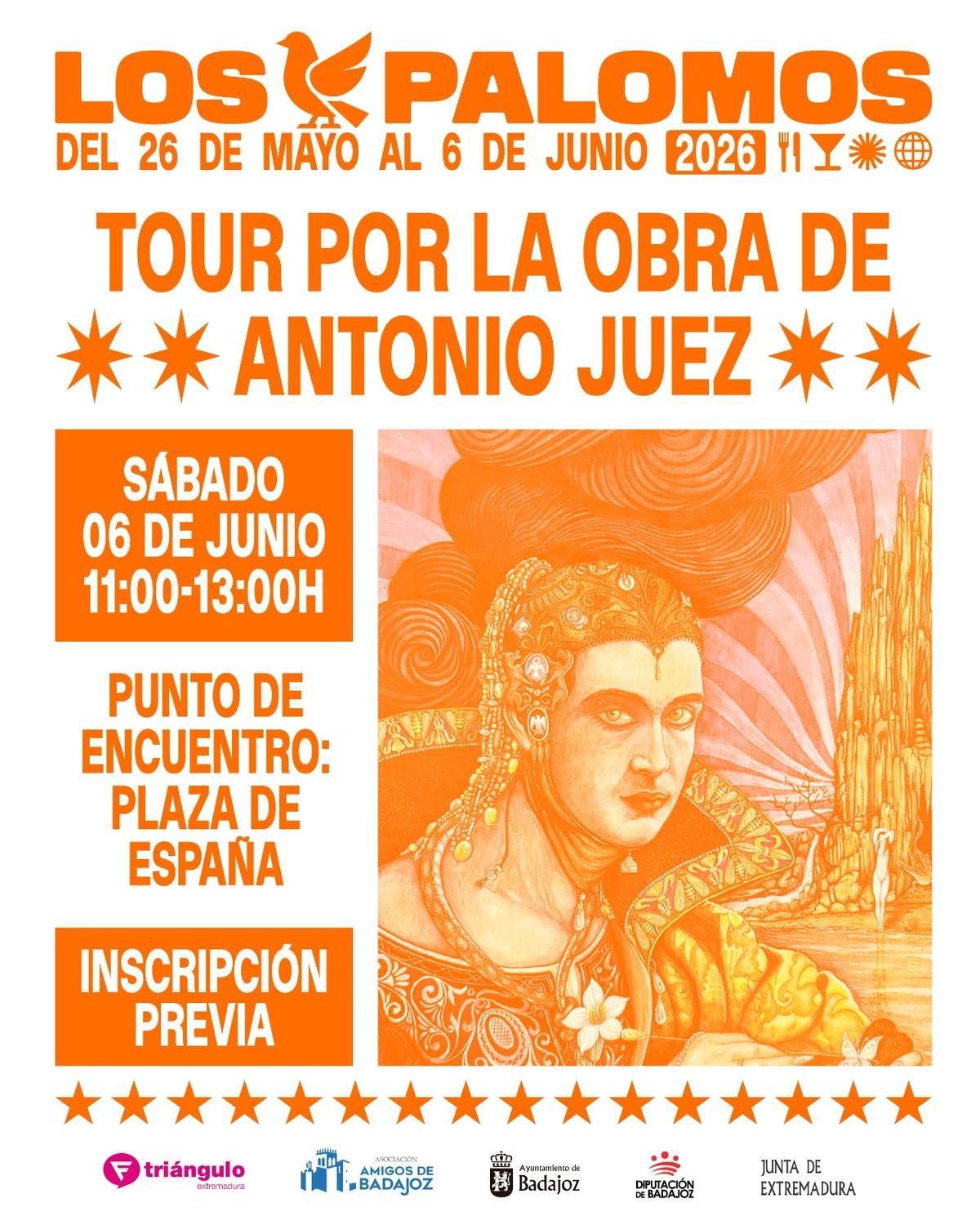 'Tour por la obra de Antonio Juez', enmarcada en la celebración de Los Palomos 2026.