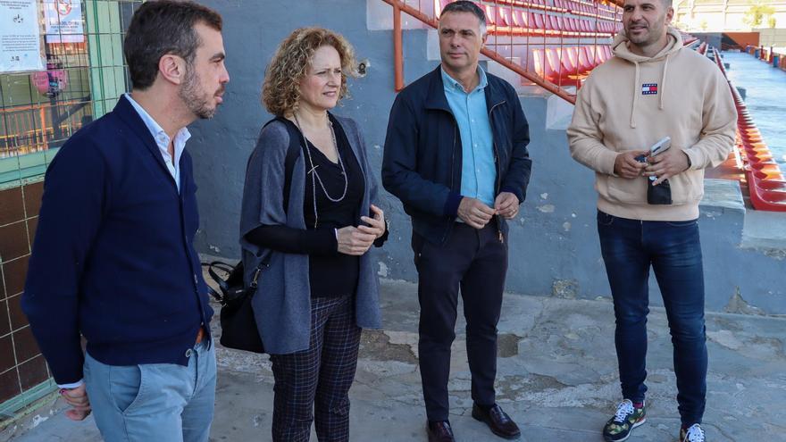 Obras en el campo de Fútbol San Gregorio de Torrent