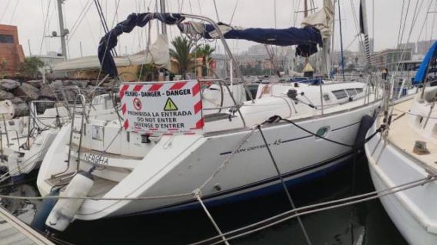 El ‘Nergha’, en su atraque actual del Muelle Deportivo. | | LP/DLP