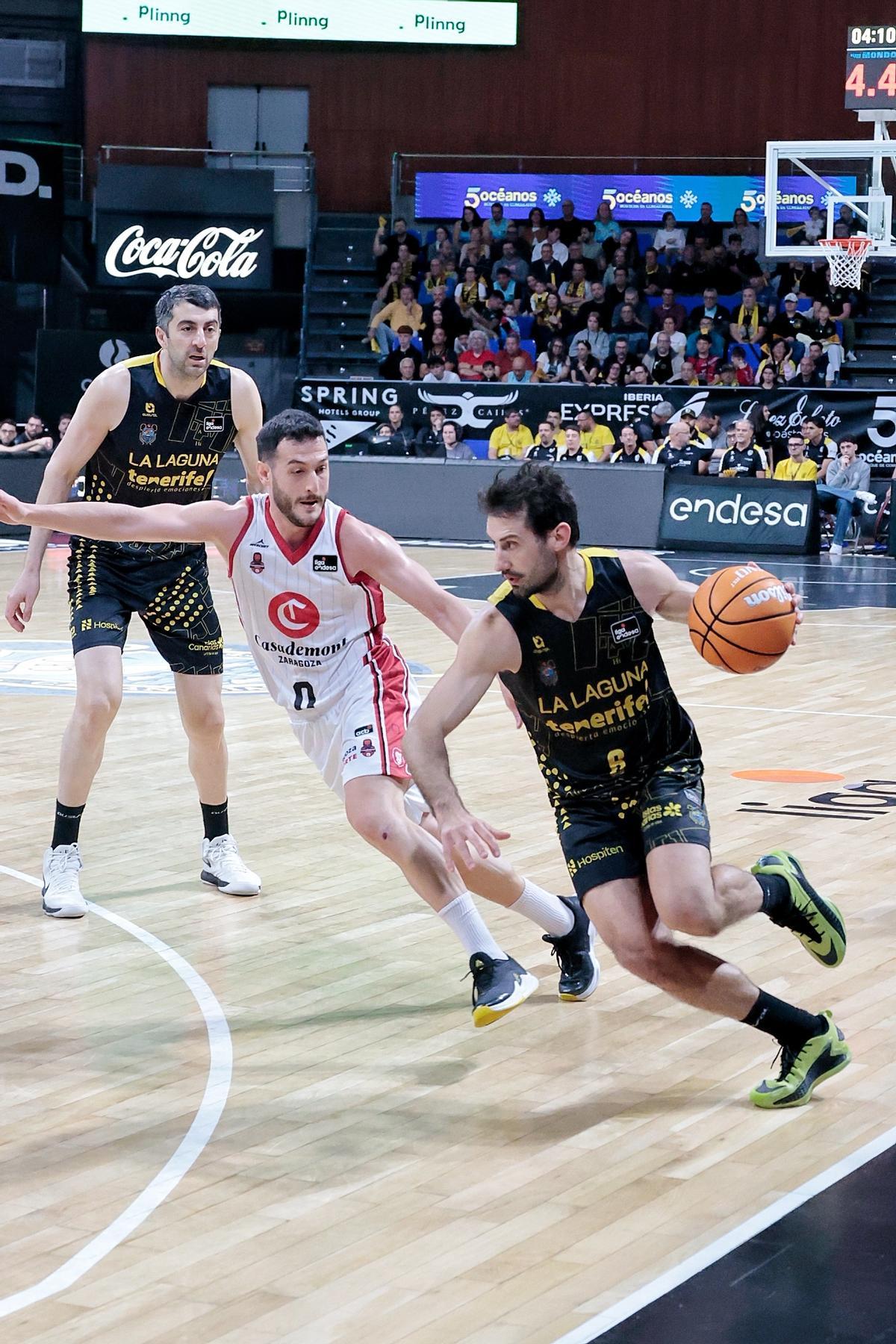 Fitipaldo, durante el partido del pasado fin de semana en Liga Endesa contra el Zaragoza.