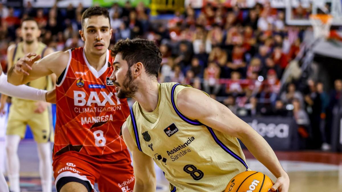 Darío Brizuela y Álex Reyes, en el partido de la primera vuelta