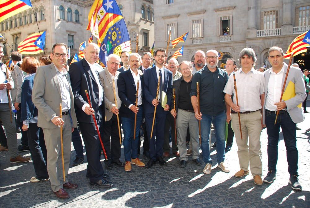 Alcaldes de la Catalunya Central a Barcelona