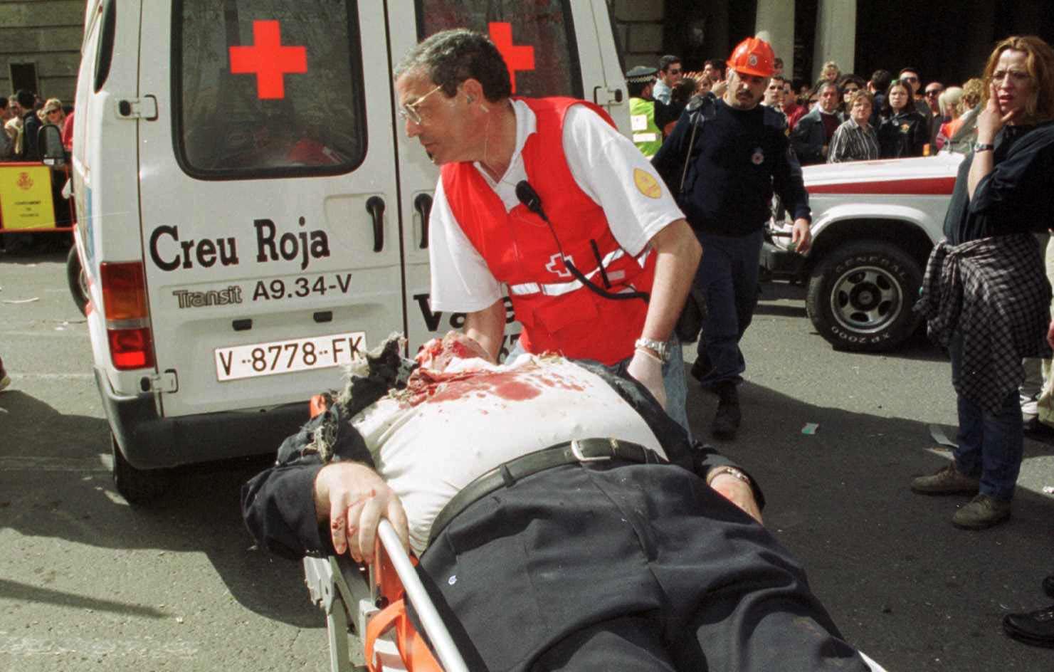 El accidente de la mascletà en el año 2000 dejó medio centenar de heridos