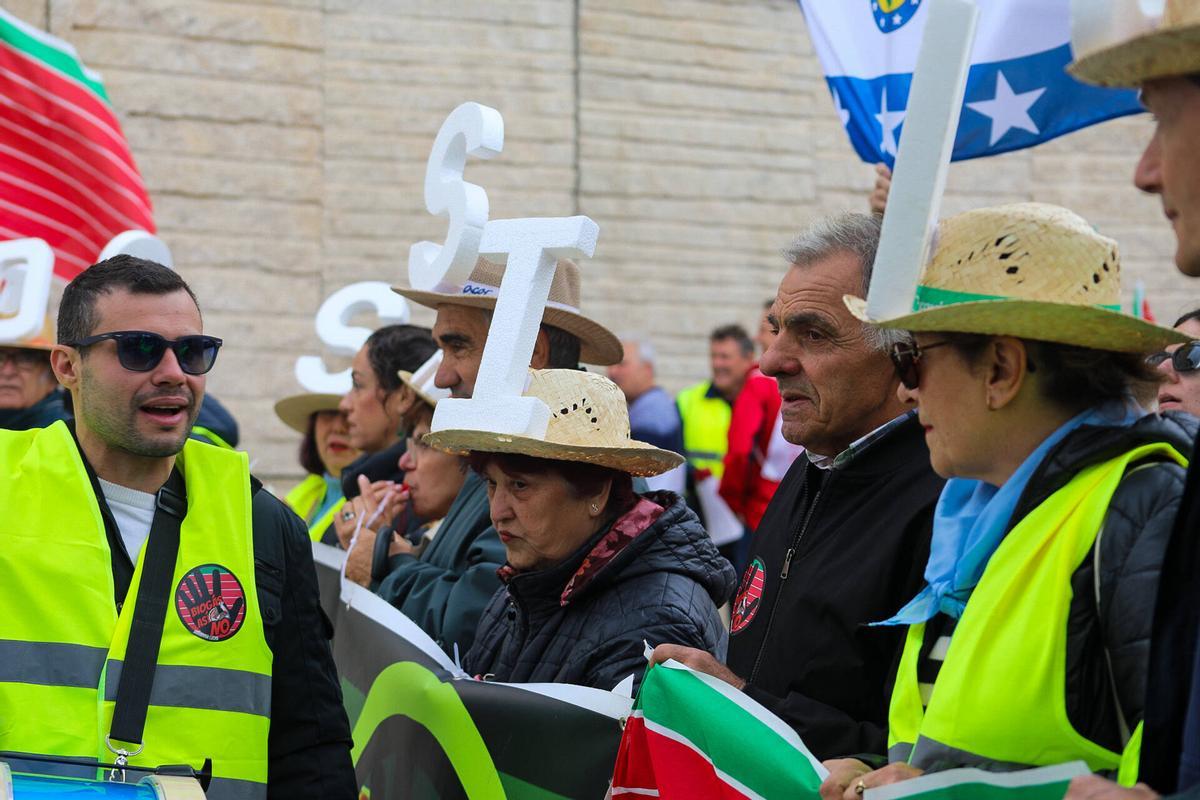 Ni molinos ni biogás: la oposición al nuevo mapa energético convoca a un millar de zamoranos en la capital