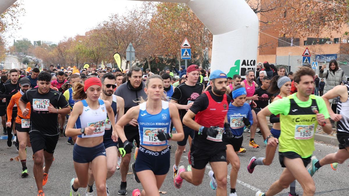 La carrera de San Silvestre celebrada en el municipio madrileño de Alcobendas.