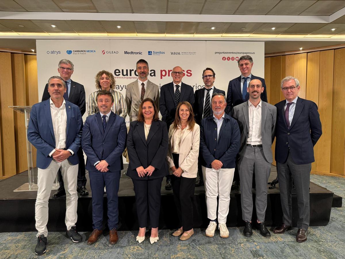 La consellera de Salud de Baleares, Manuela García Romero, hizo balance de su gestión en el Desayuno Socio-sanitario de Europa Press en Madrid