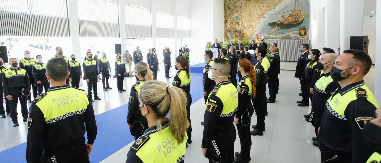 Un instante del acto celebrado en el edificio Séneca