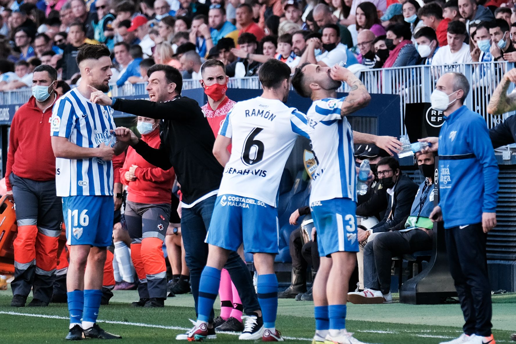 Las imágenes del Málaga CF - Real Valladolid