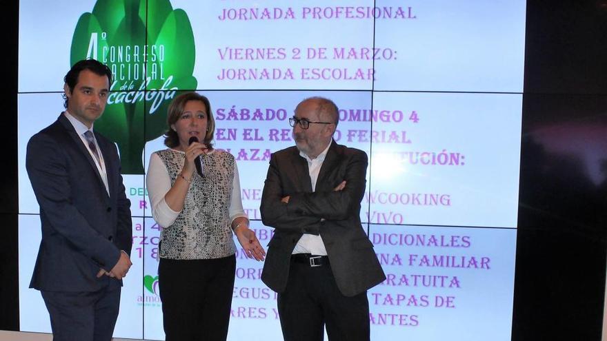 Eduardo Dolón, María Gómez y José Antonio Latorre.