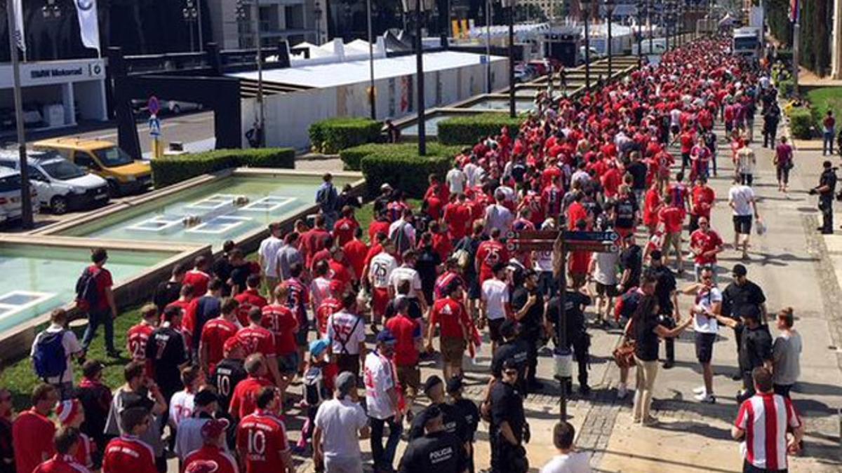 Los aficionados del Bayern de Múnich se dejarán ver en el Camp Nou