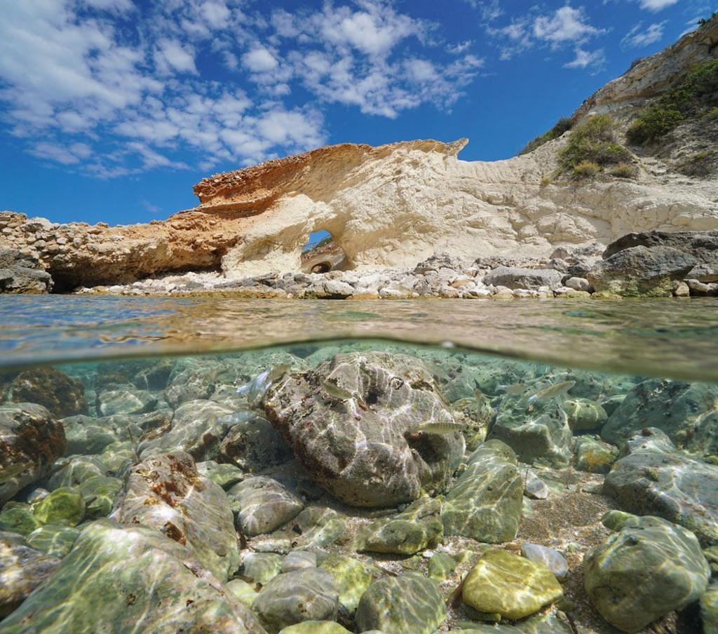 Cala blanca en Xàbia. 
