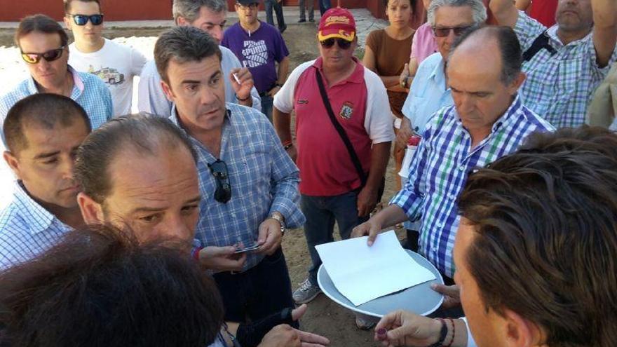 Sorteo de los toros en la plaza de Zamora