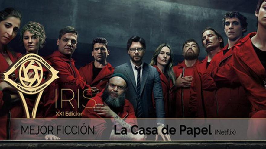 Elenco de &#039;La casa de papel&#039;.