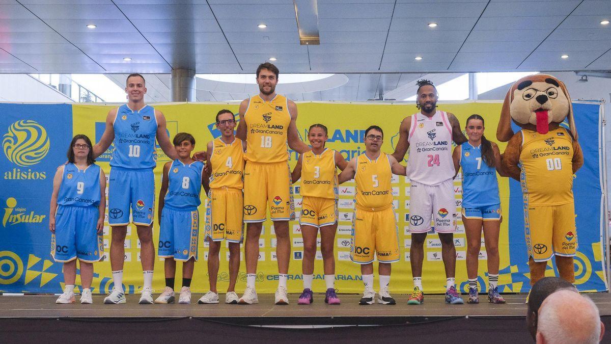 Presentación de las equipaciones del CB Gran Canaria