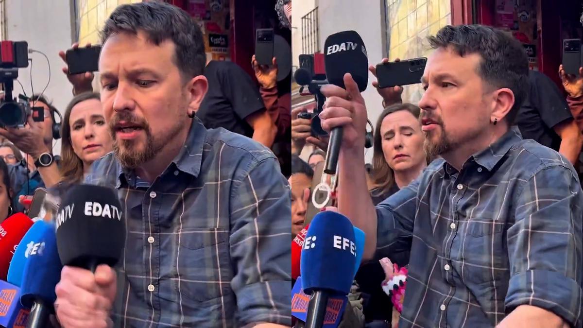 Pablo Iglesias protagoniza tenso incidente en la Taberna Garibaldi de Madrid