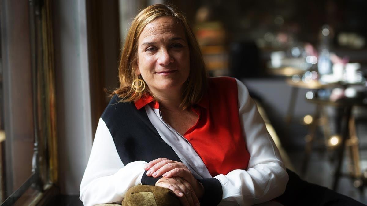 La escritora estadounidenseTracy Chevalier, en Barcelona.