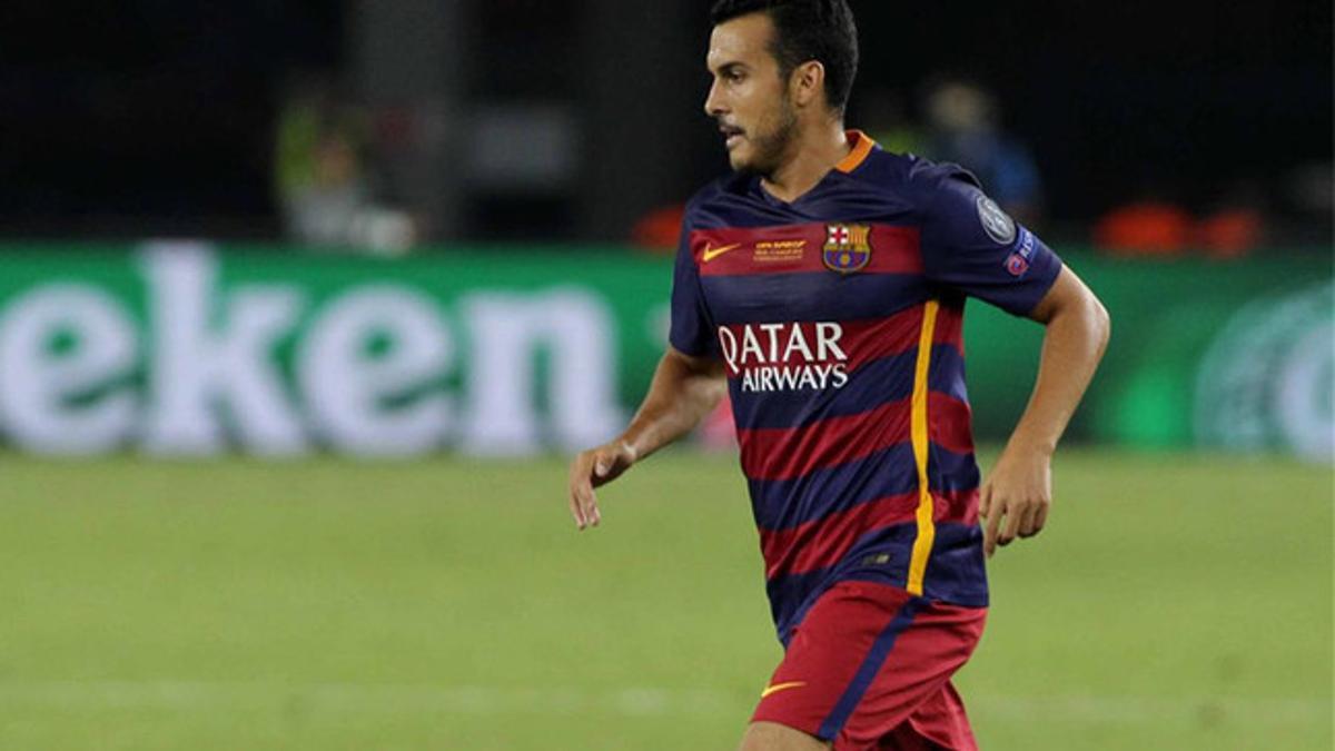 Pedro Rodríguez será titular en el Athletic Club-Barça de la ida de la Supercopa de España 2015 