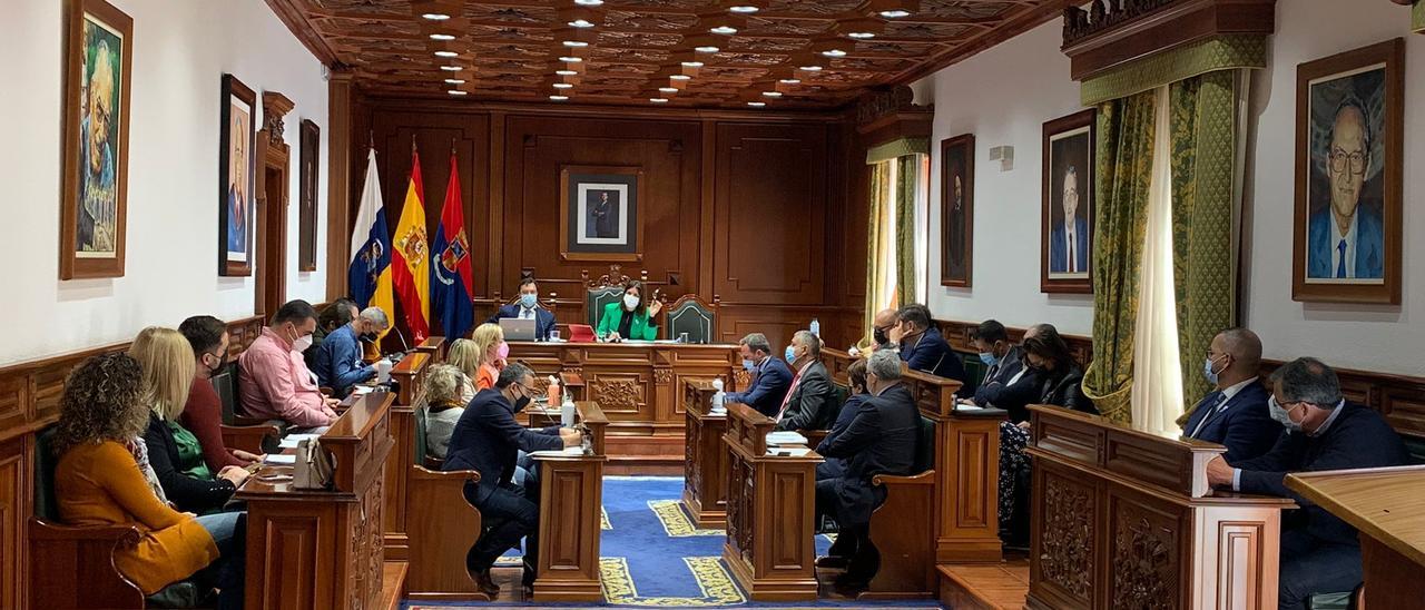 Sesión plenaria del Ayuntamiento de Telde