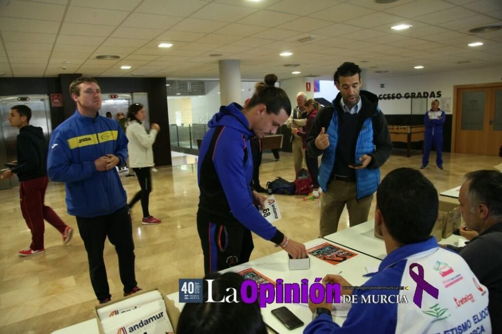 Recogida de dorsales, ambiente y salida de la XXXI Media Maratón Ciudad de Lorca