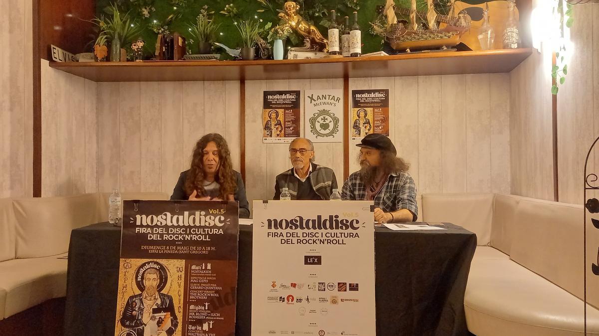 La presentació de Nostaldisc, ahir a Girona.