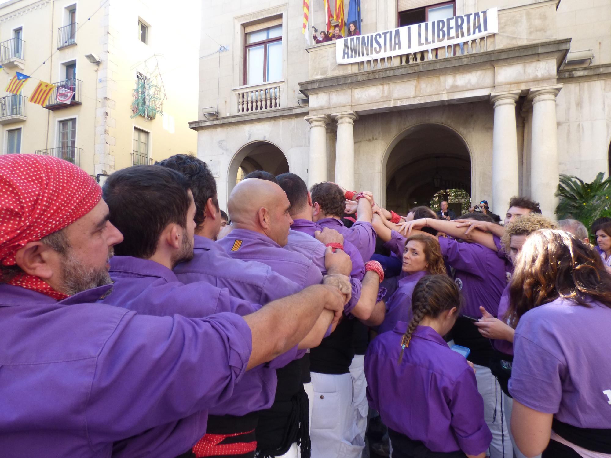 Els Merlots de Figueres celebren el final de temporada acompanyats de la Colla Jove de Barcelona i els Maduixots