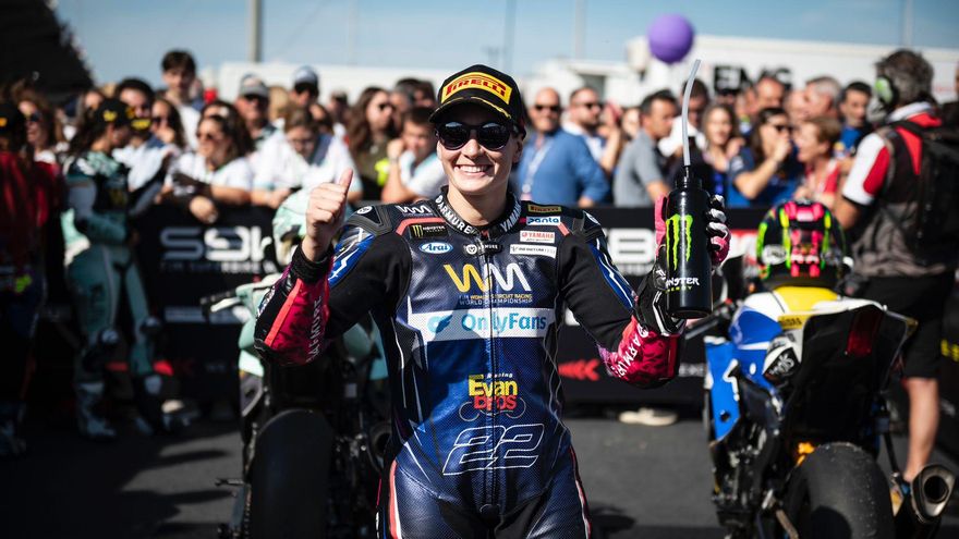 Ana Carrasco, campeona del mundo de motociclismo