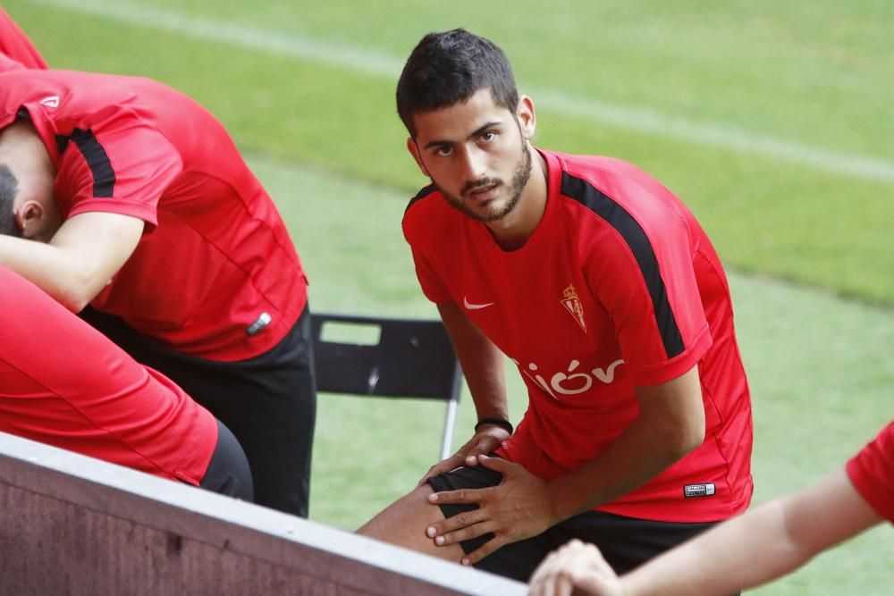 Entrenamiento del Sporting