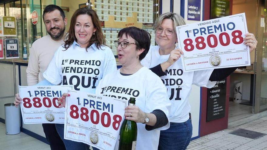 El 88008 fue el último número que trajo el Gordo a Castellón, en 2023.