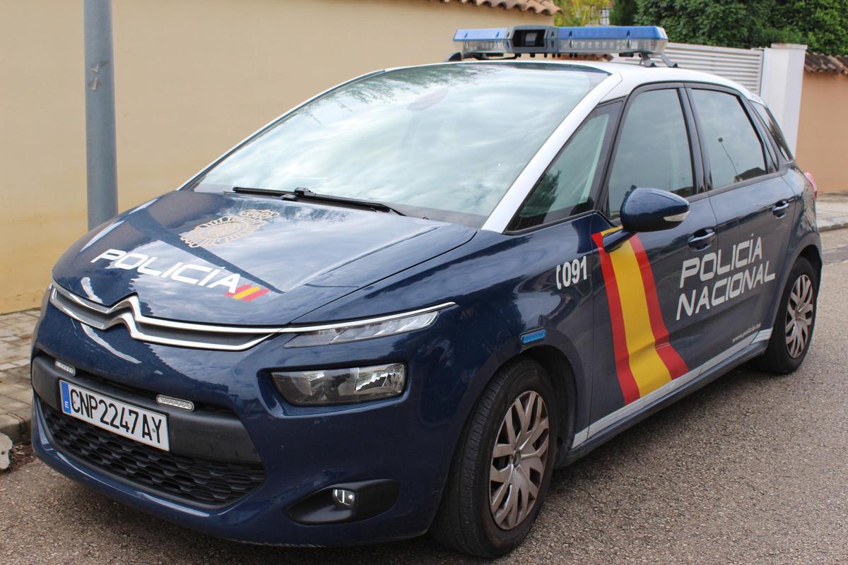 Coche de la Policía Nacional.