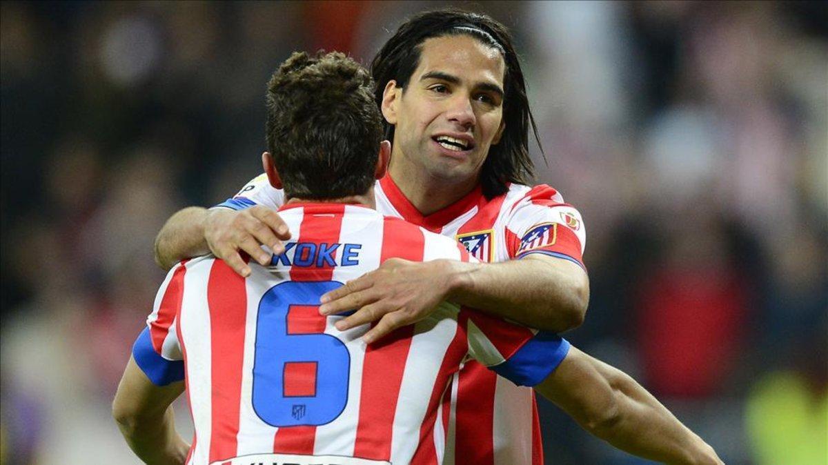 Falcao, durante su paso por el Atlético de Madrid