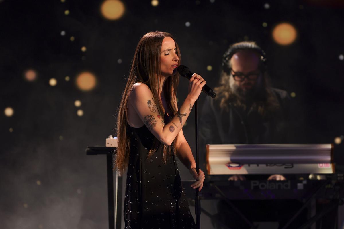 Zahara en la última gala de los Goya.