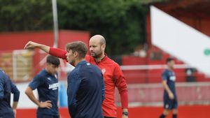 El entrenador del Sporting, Miguel Ángel Ramírez.