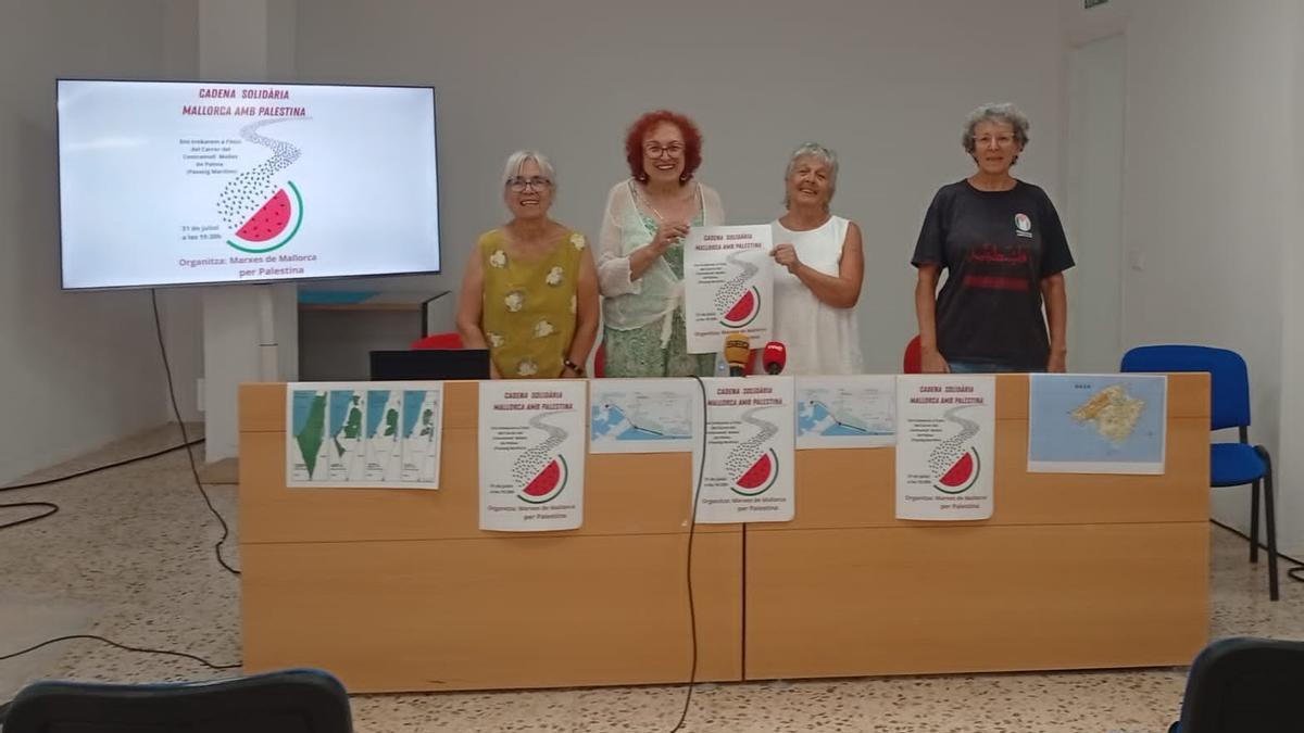 Marxes de Mallorca per Palestina presenta su nueva iniciativa para apoyar al pueblo palestino