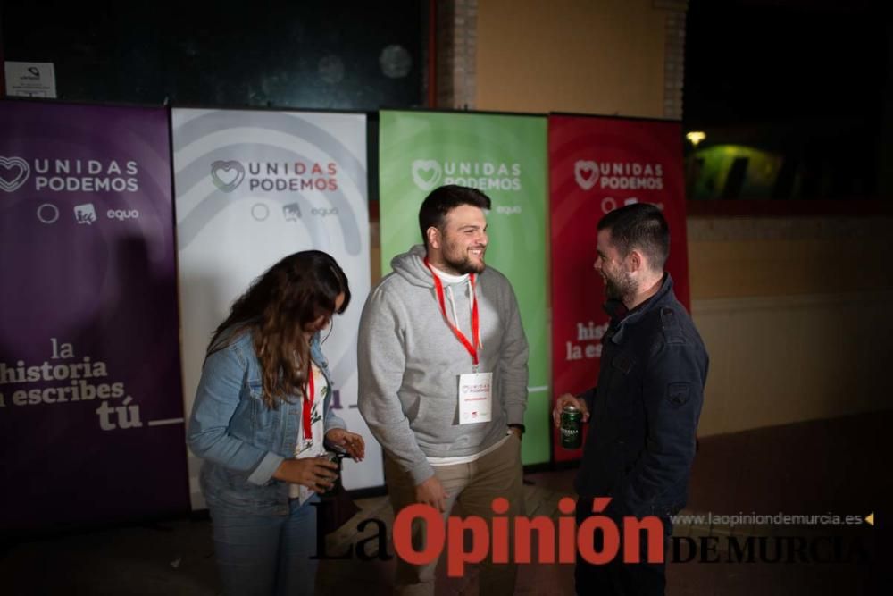 Noche electoral en la sede de Unidas Podemos