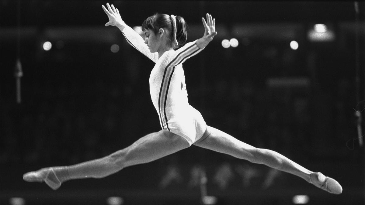 Nadia Comaneci.