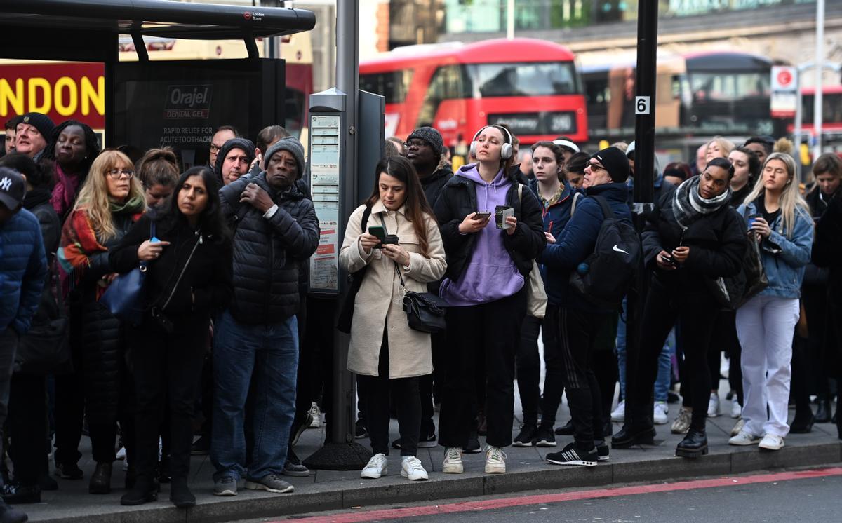 La huelga en el metro de Londres paraliza todas las líneas