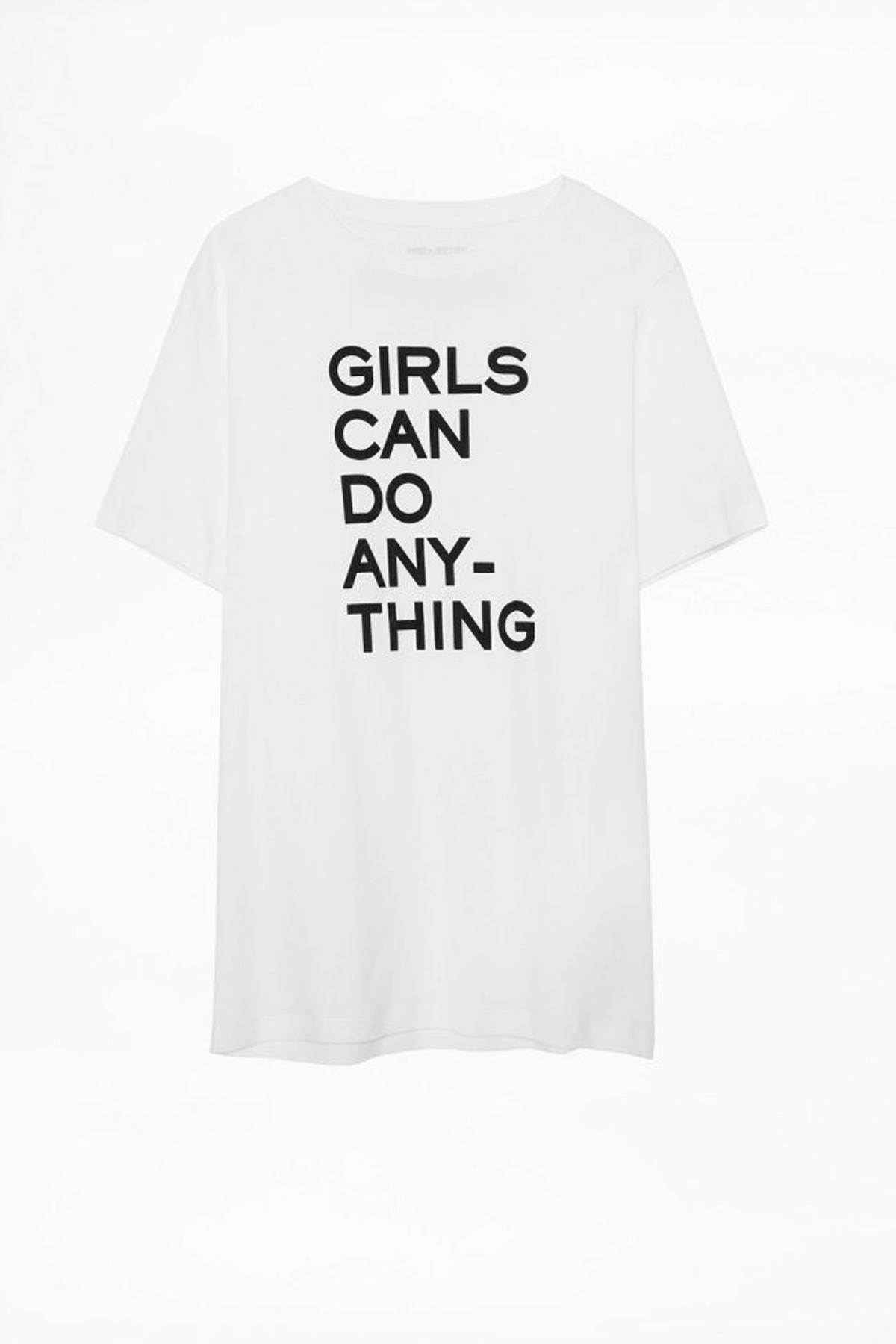 Camiseta con mensaje feminista de Zadig&amp;Voltaire