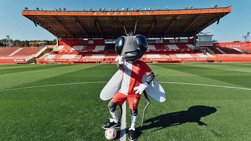 La mosca «Sisa» és la nova mascota del Girona FC