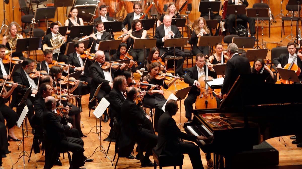 Orquesta Sinfónica de Galicia, en un concierto.