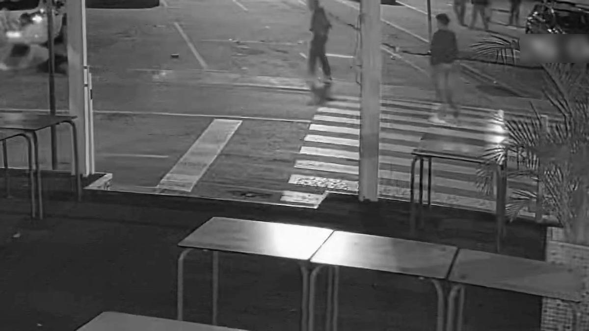 Las cámaras de seguridad que había por la zona ayudaron a los responsables de Prevención de Seguridad Ciudadana del Cuerpo.