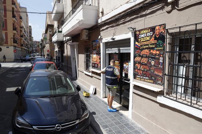 Detenido el dueño de un bar por matar a un cliente en la calle de los Hierros de València