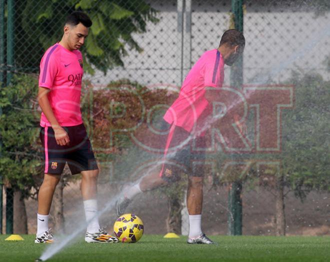 El Barça prepara el partido contra el Celta sin Iniesta