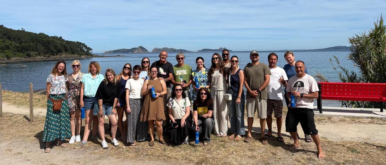 Participantes en el seminario europeo "Ride the inclusion wave", en Patos.